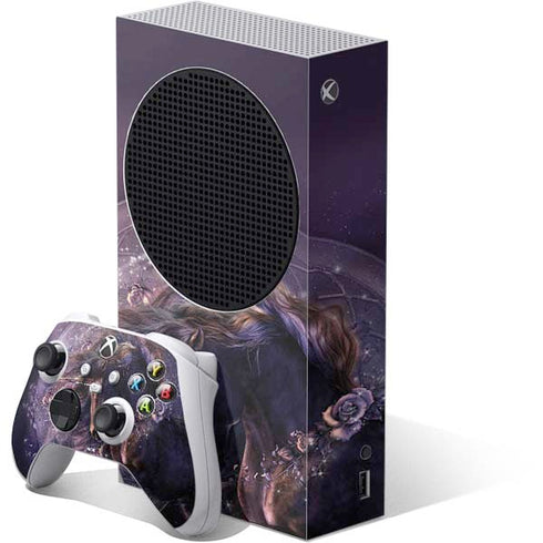 Black Rose Unicorn by Laurie Prindle Xbox Series S Skins